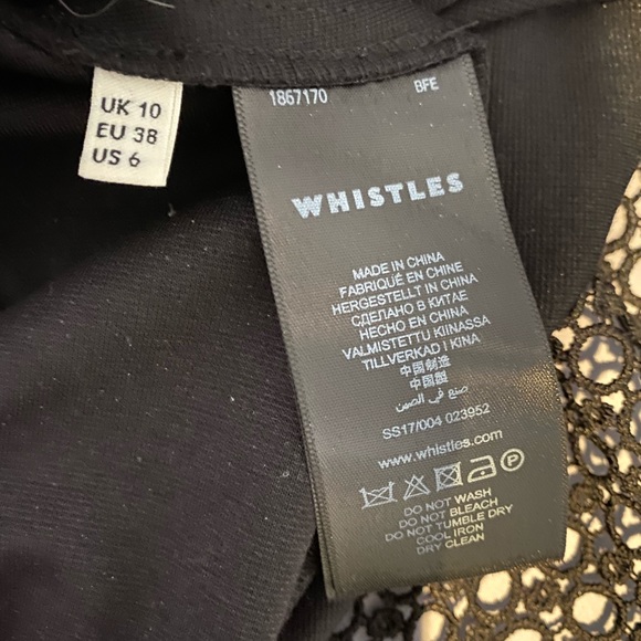 WHISTLES | Gorgeous Black Lace Dress - Picture 7 of 7